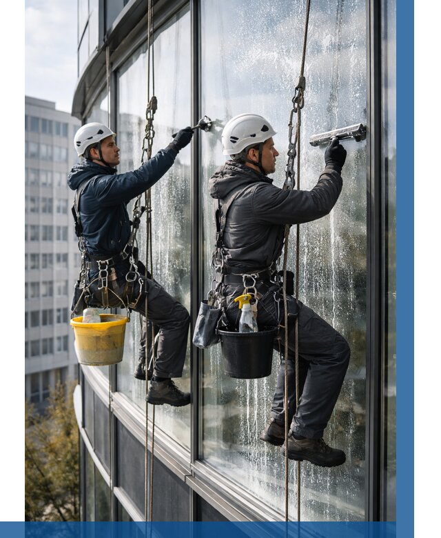 Мойка панорамных окон в Выборге от 358 р. заказать у ВЫСОТНИК-Вбр