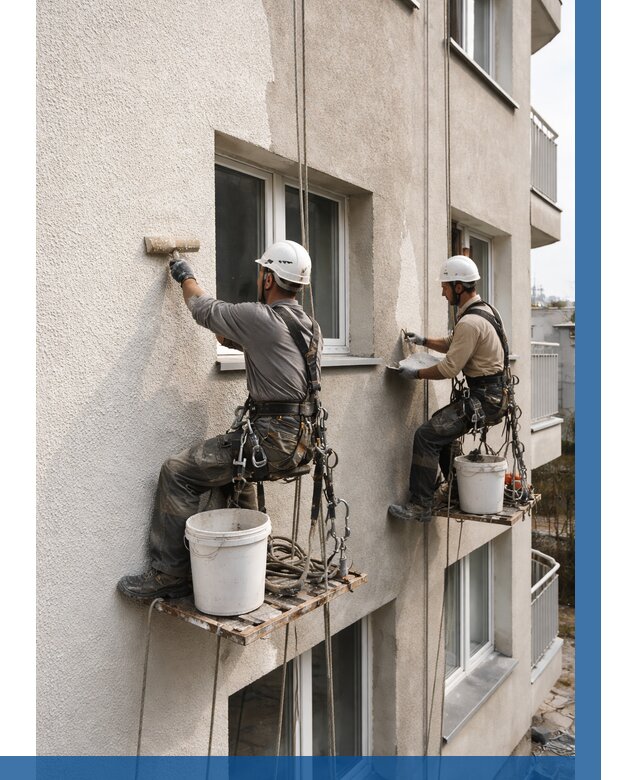 Нанесение короеда на фасад в Выборге от 460 р. | ВЫСОТНИК-Вбр