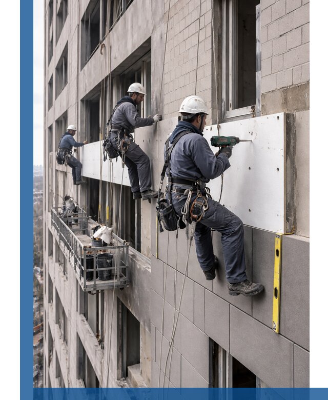 Монтаж фасадных термопанелей высокого качества в Выборге