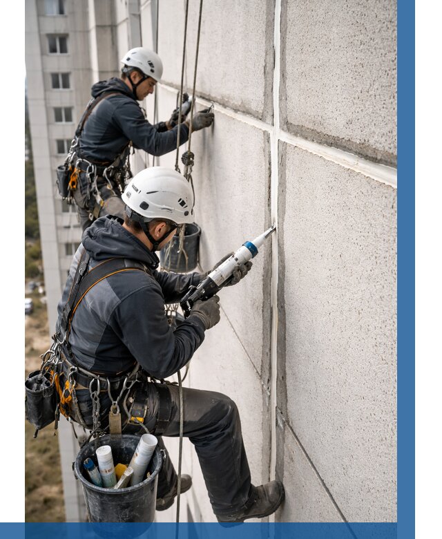 Герметизация межпанельных швов в Выборге от 715 р. | ВЫСОТНИК-Вбр