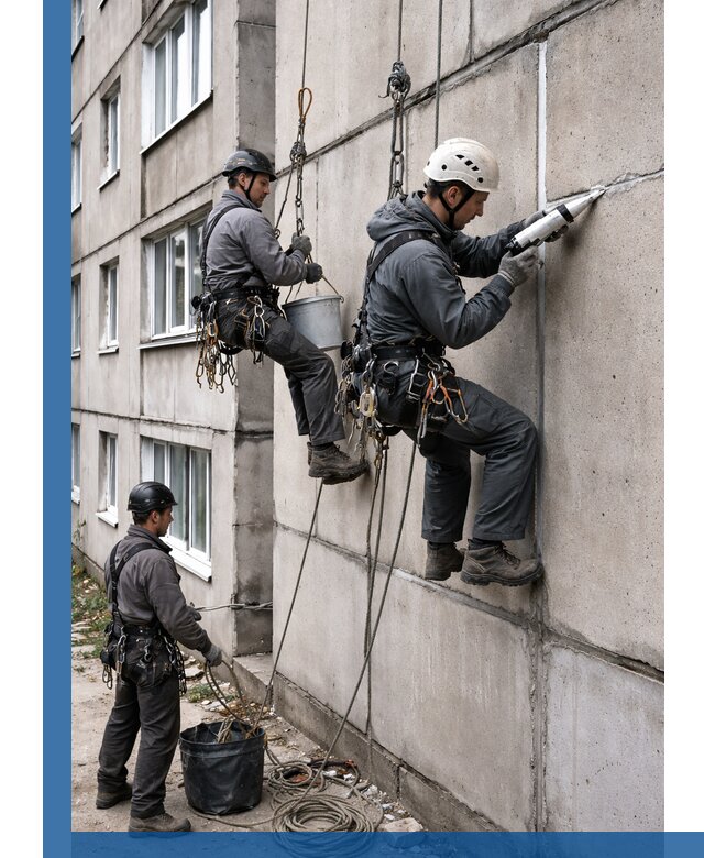 Герметизация межпанельных швов в Выборге с гарантией герметичности