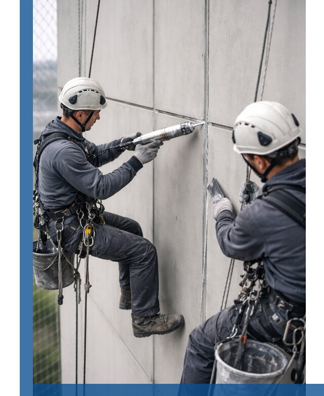 Первичная герметизация швов фасадов и кровель в Выборге