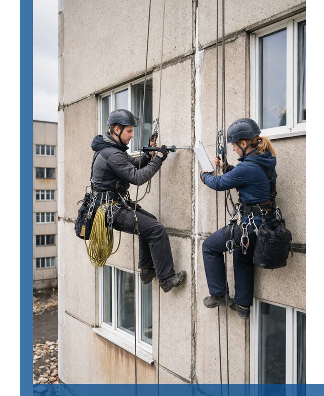 Герметизация межпанельных швов тёплым швом в Выборге