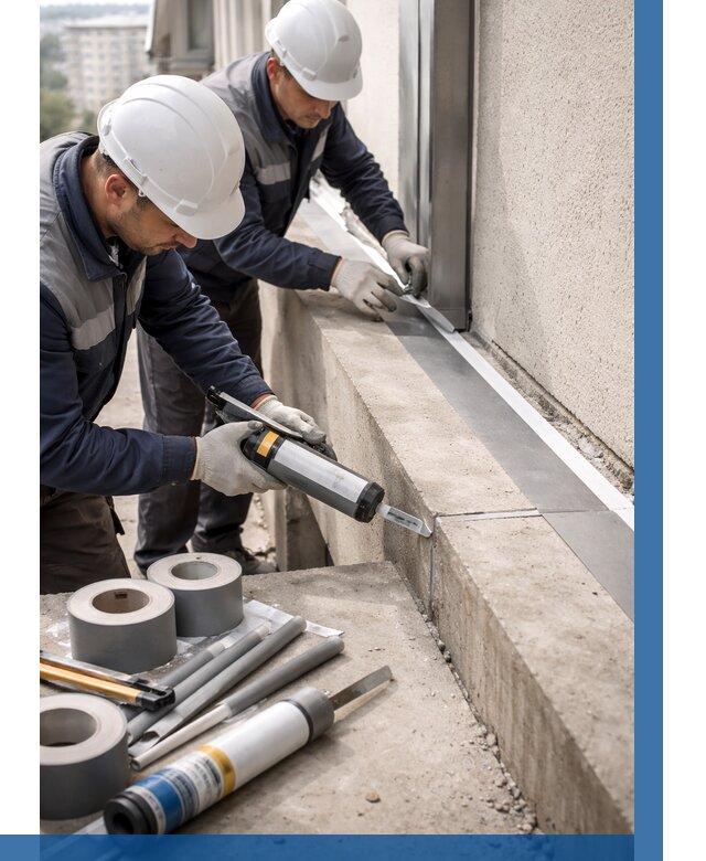 Герметизация примыкания балкона в Выборге от 4599 р. | ВЫСОТНИК-Вбр