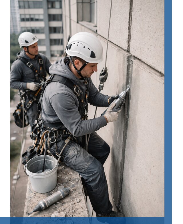 Ремонт деформационных швов здания в Выборге от 1022 р. | ВЫСОТНИК-Вбр