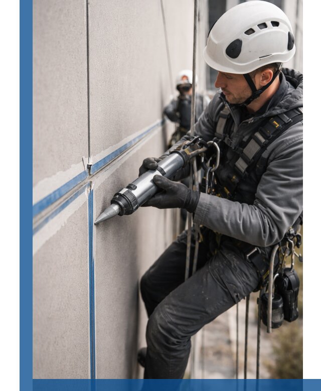 Герметизация стыков фасадных панелей в Выборге качественно и быстро