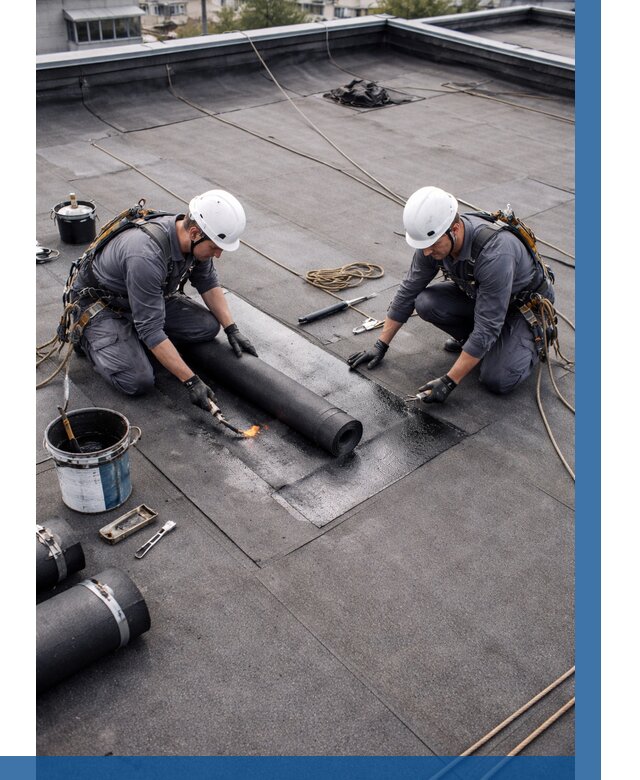 Ремонт мягкой кровли под ключ в Выборге от 715 р. | ВЫСОТНИК-Вбр