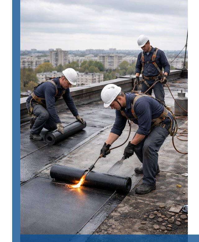 Ремонт наплавляемой кровли в Выборге качественно и надежно