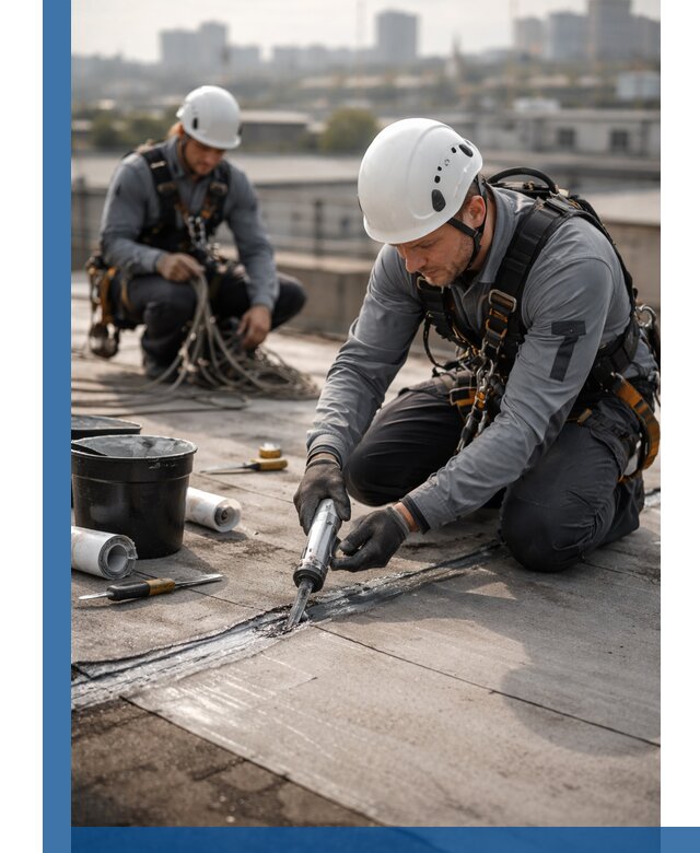 Аварийное и капитальное устранение протечек кровли в Выборге