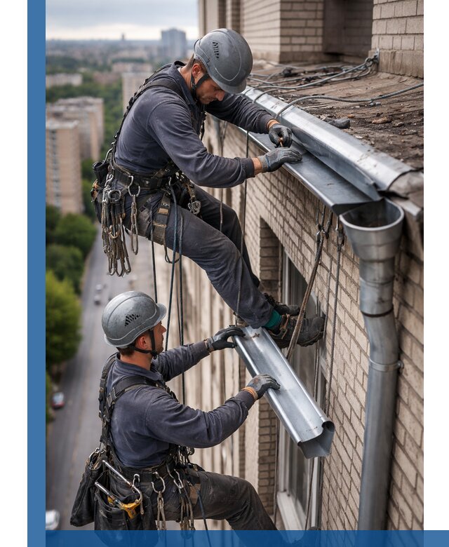 Ремонт водосточных желобов в Выборге, быстро и качественно