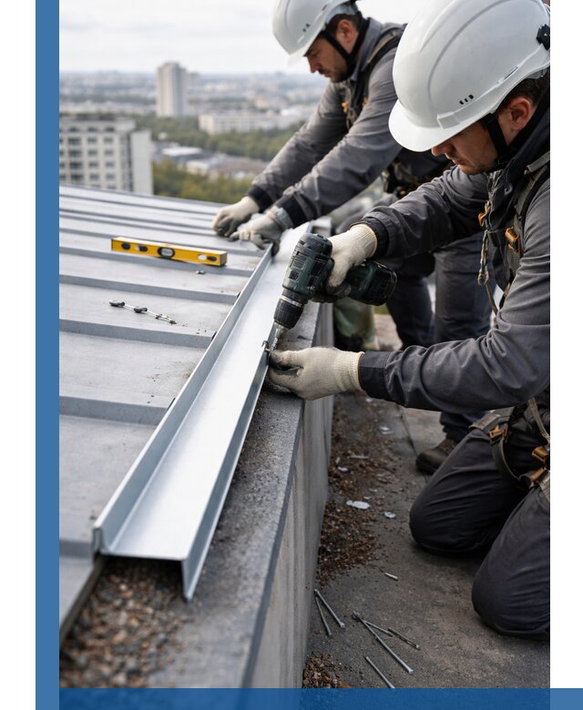 Монтаж капельника на кровле в Выборге с гарантией качества
