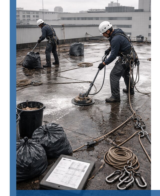 Плановая очистка кровли по графику в Выборге для безопасности