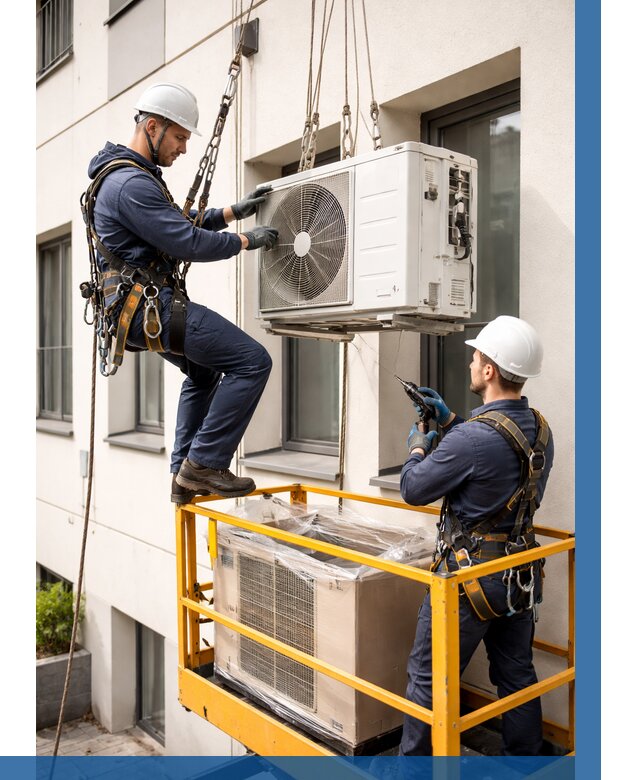 Демонтаж внешнего блока кондиционера в Выборге от 3577 р. | ВЫСОТНИК-Вбр