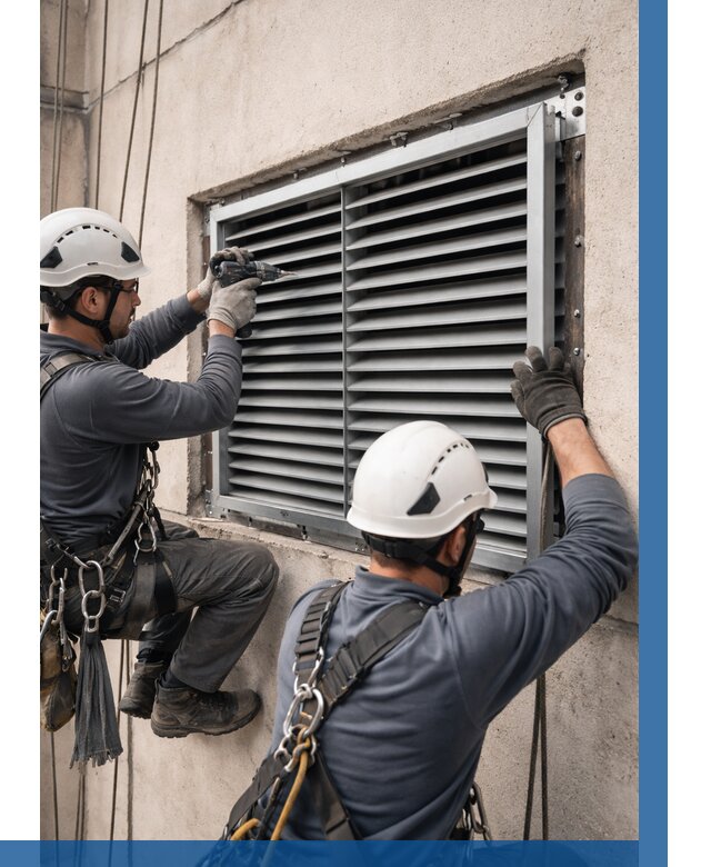 Монтаж вентиляционных решеток в Выборге от 4599 р. | ВЫСОТНИК-Вбр