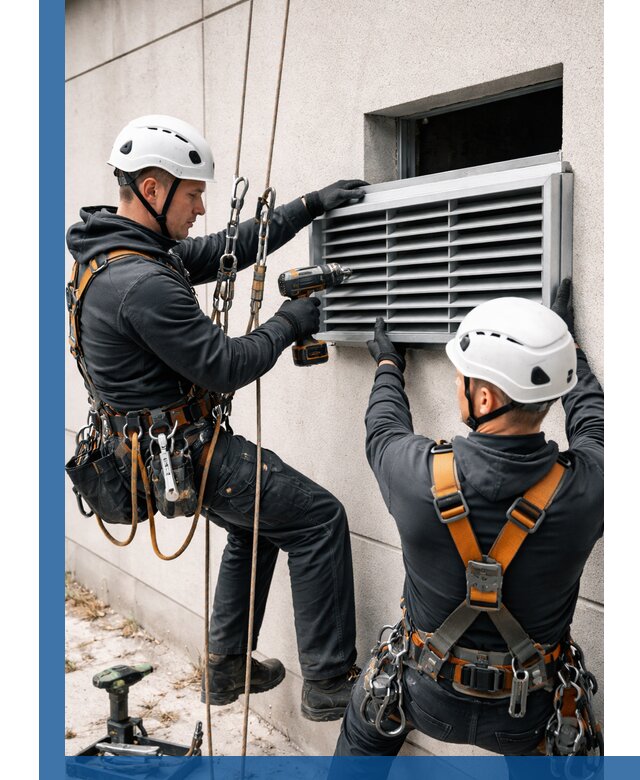 Монтаж вентиляционных решеток в Выборге профессиональный сервис