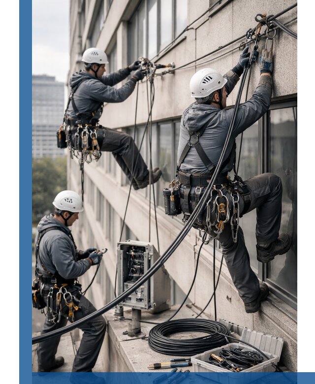 Прокладка оптоволоконного кабеля в Выборге под ключ с тестированием