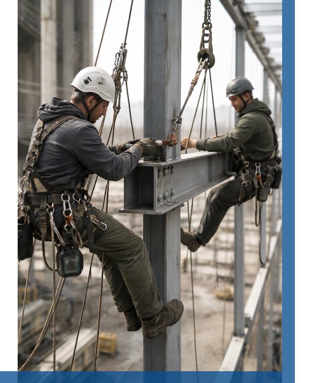 Монтаж металлоконструкций на высоте в Выборге от 3577 р. | ВЫСОТНИК-Вбр