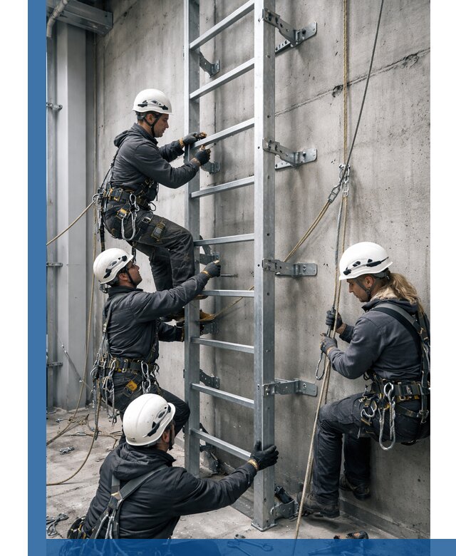 Монтаж металлических лестниц в Выборге под ключ со гарантией