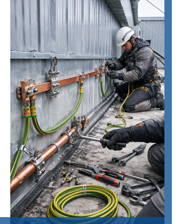 Монтаж заземления здания в Выборге от 25553 р. | ВЫСОТНИК-Вбр