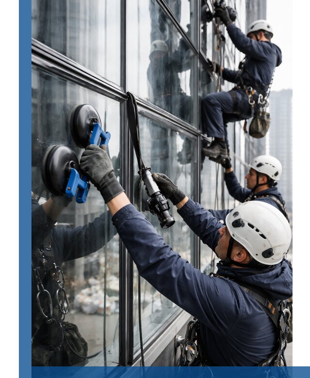 Радиусное остекление фасадов под ключ в Выборге с гарантиями