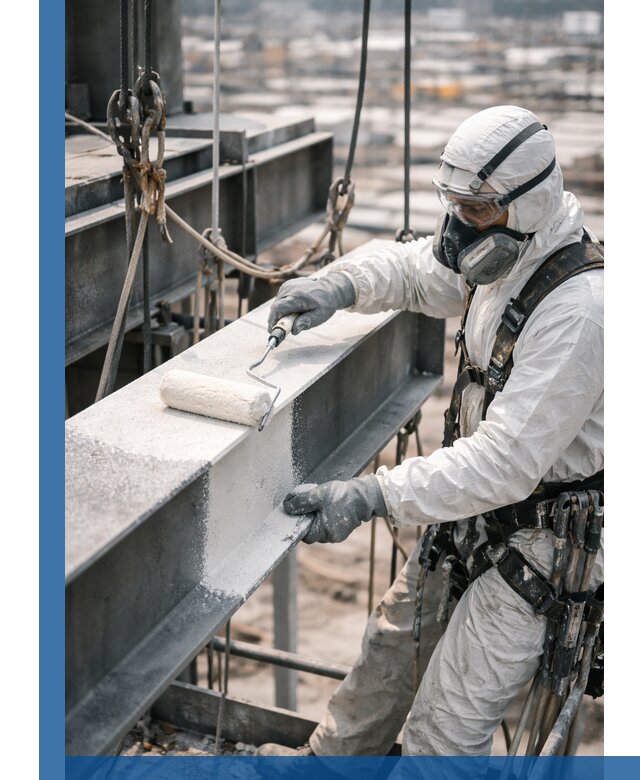 Профессиональная огнезащитная обработка металлоконструкций в Выборге