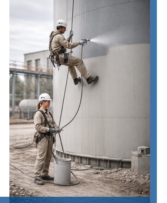 Покраска резервуаров в Выборге от 1227 р. | ВЫСОТНИК-Вбр — заказать