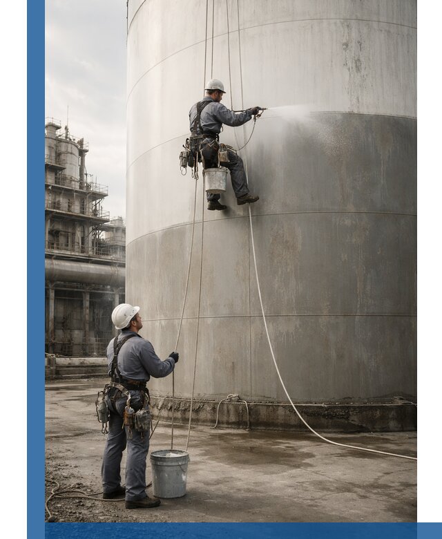 Покраска стальных резервуаров и емкостей в Выборге профессионально