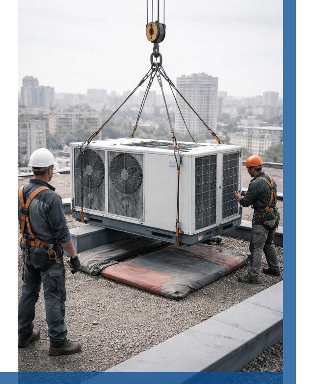 Подъем груза на крышу в Выборге от 5111 р. | ВЫСОТНИК-Вбр заказать