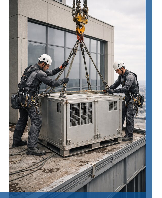 Такелажные работы на высоте в Выборге от 8177 р. | ВЫСОТНИК-Вбр