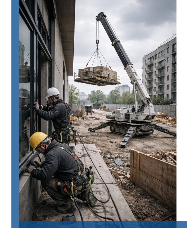 Аренда крана Пионер в Выборге для строительных работ