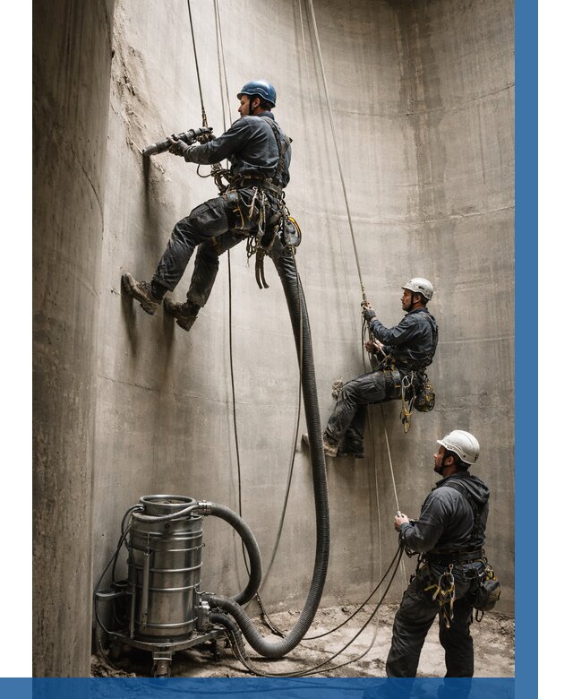 Зачистка силосов в Выборге от 4599 р. Договор и смета ВЫСОТНИК-Вбр