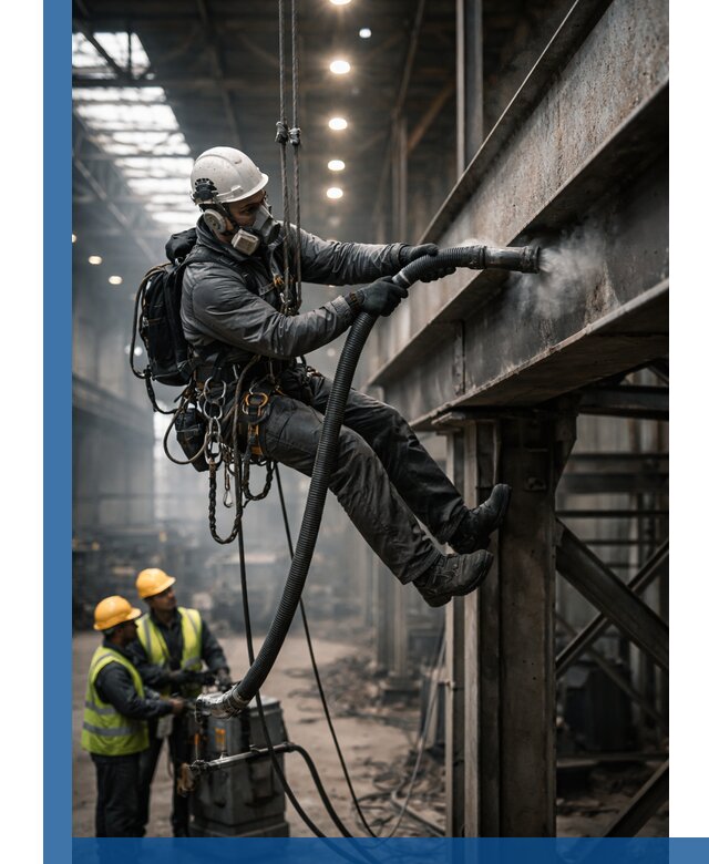 Обеспыливание конструкций в цехах промышленного производства в Выборге