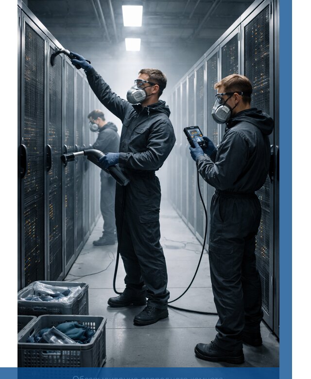 Обеспыливание серверной комнаты в Выборге от 4599 р. | ВЫСОТНИК-Вбр