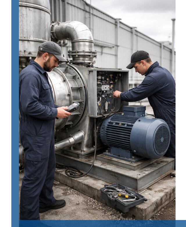 Техническое обслуживание промышленного оборудования в Выборге