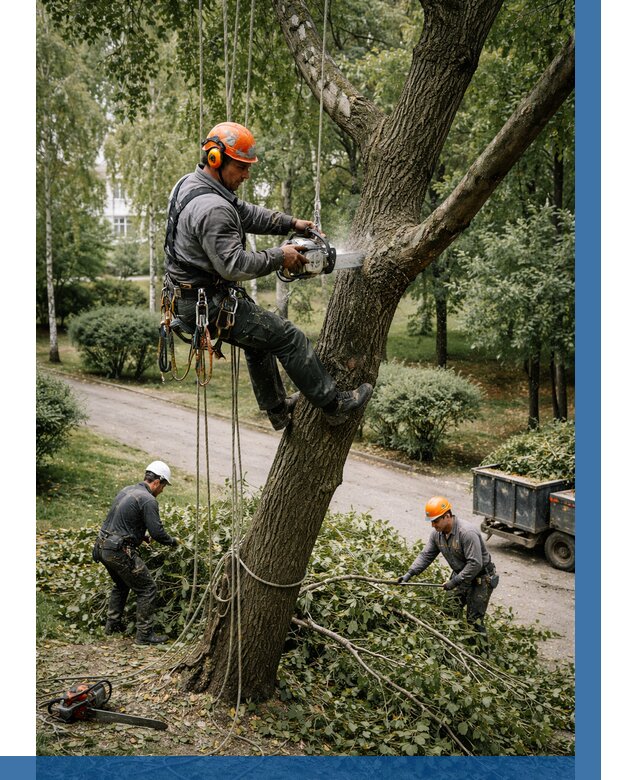 Кронирование деревьев в Выборге от 6644 р. | ВЫСОТНИК-Вбр