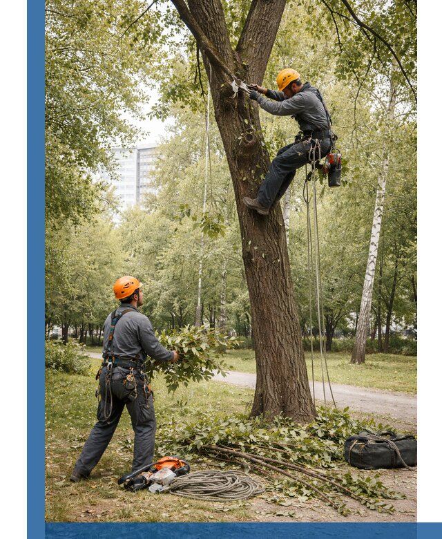 Санитарная обрезка деревьев в Выборге, профессионально и безопасно