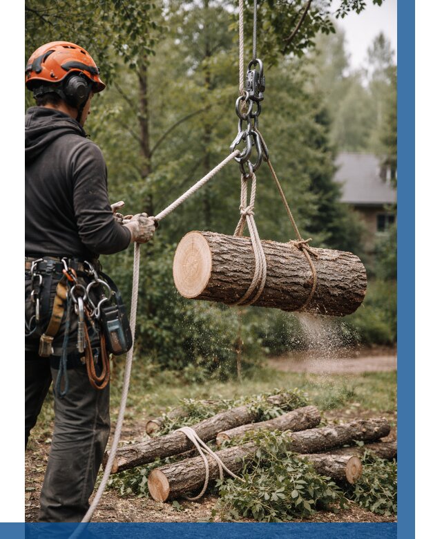 Валка деревьев частями в Выборге от 7666 р. | ВЫСОТНИК-Вбр