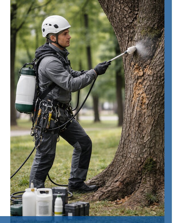 Обработка деревьев от вредителей в Выборге от 4599 р. | ВЫСОТНИК-Вбр