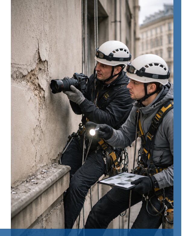 Фотофиксация дефектов фасада в Выборге от 4599 р. | ВЫСОТНИК-Вбр