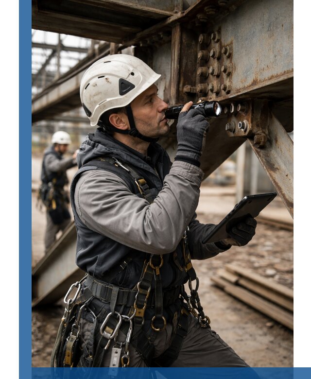 Обследование металлоконструкций и диагностика прочности в Выборге