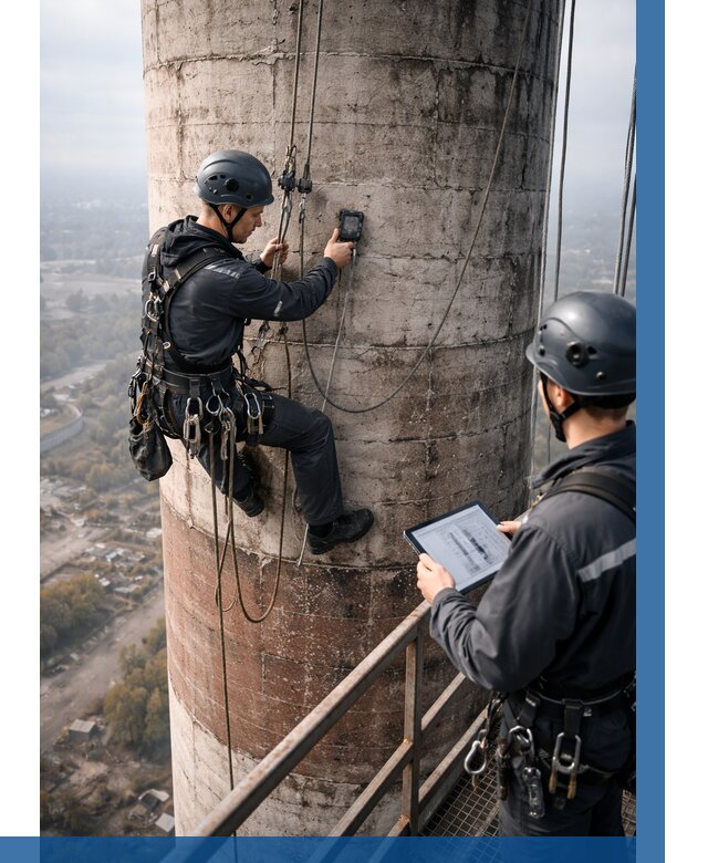 Обследование дымовой трубы в Выборге от 8177 р. | ВЫСОТНИК-Вбр