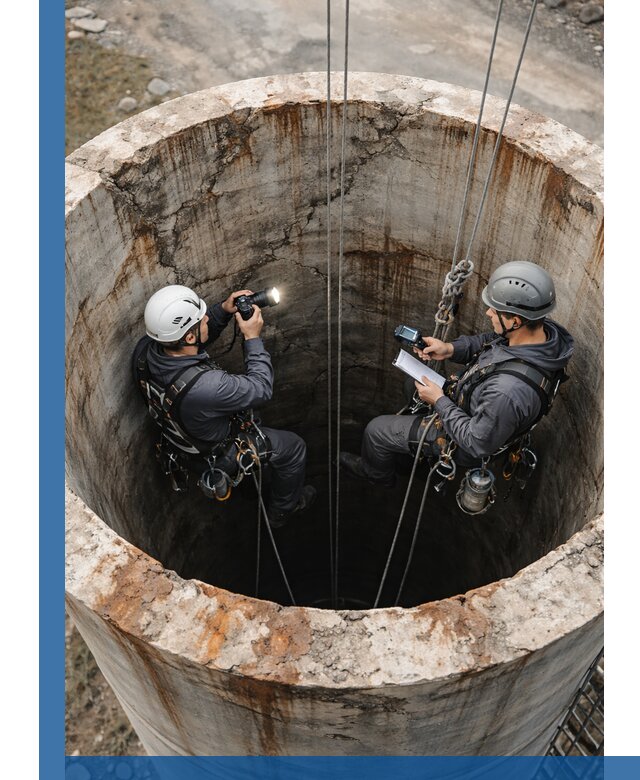 Обследование дымовой трубы: диагностика и оценка состояния в Выборге